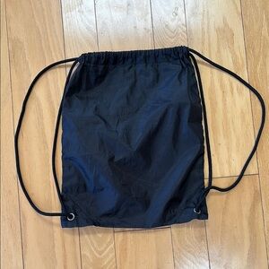 Black Drawstring Bag